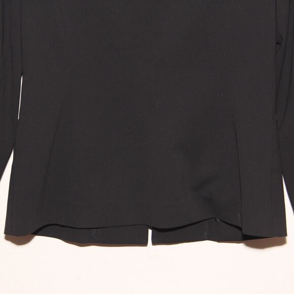 Doncaster Snap Buckle Front Black Blazer Size 6 - Picture 9 of 11